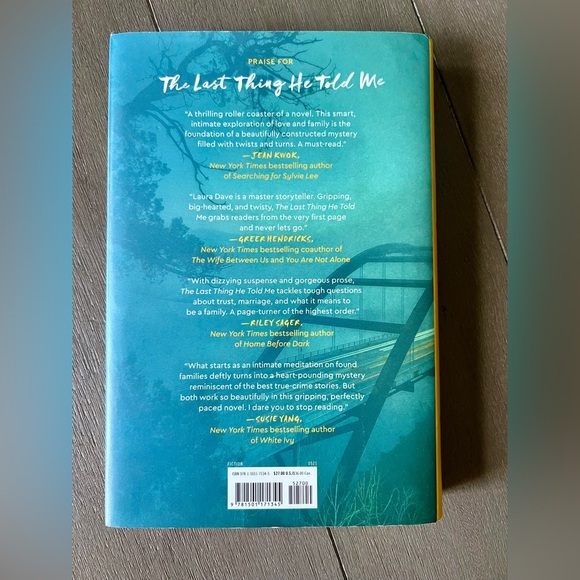 The Last Thing He Told Me hardcover book - Picture 7 of 7
